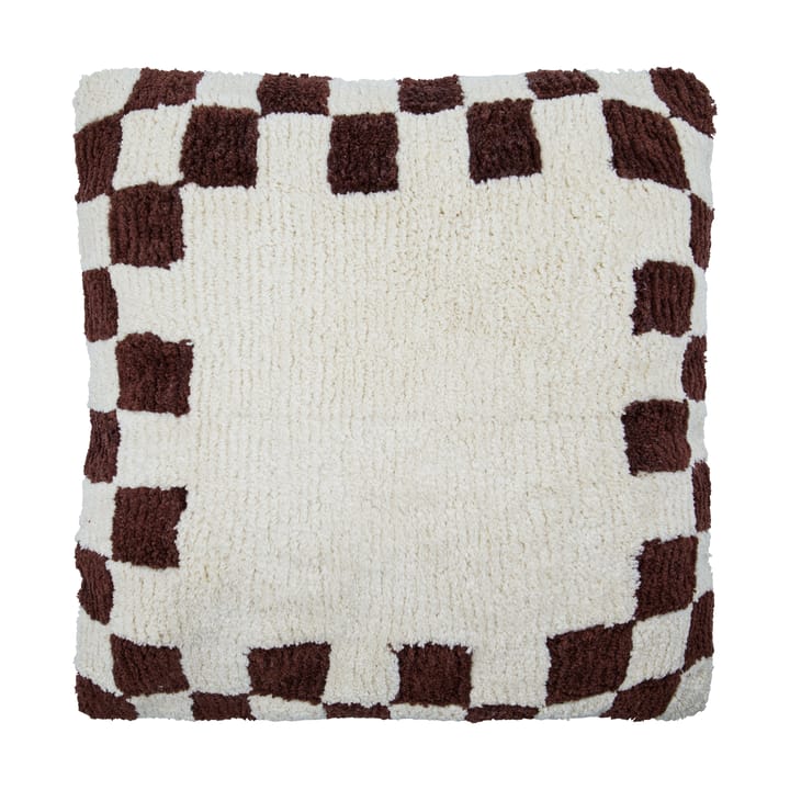 Chess kussensloop, Bruin-off-White, 50x50 cm House Doctor