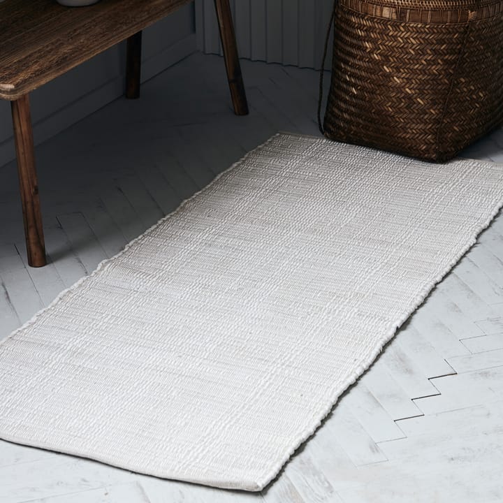Chindi vloerkleed 70x160 cm, Wit House Doctor