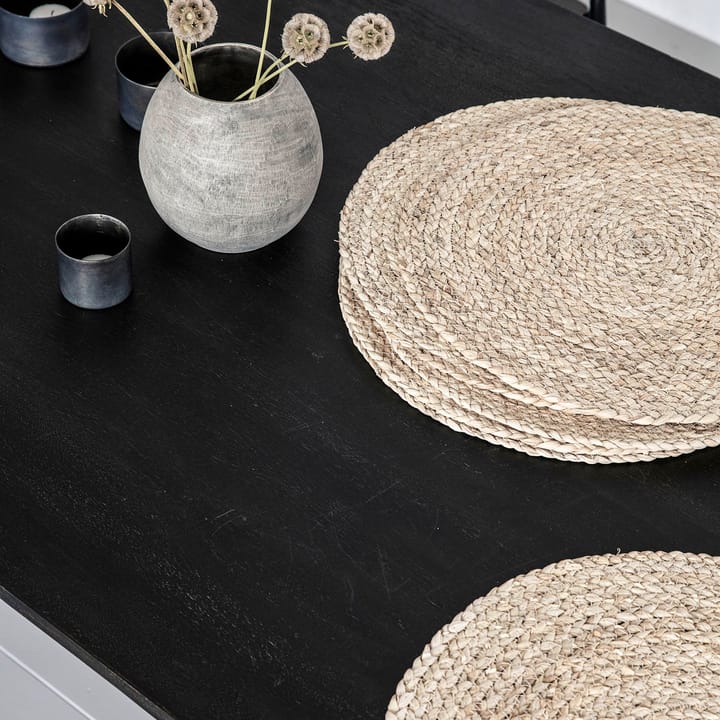 Circle placemat zeegras 4-pack, Nature House Doctor