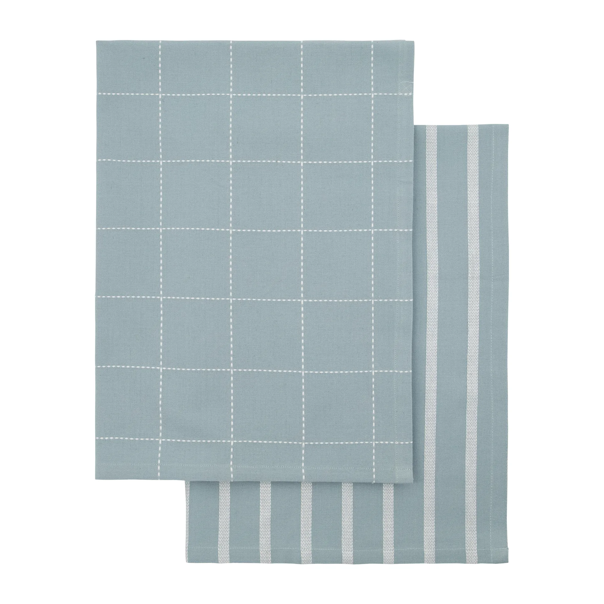 Clean keukenhanddoek 2-pack, Lichtblauw House Doctor