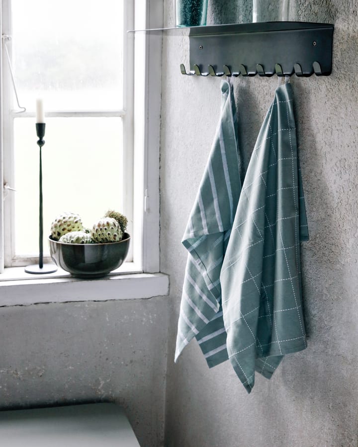 Clean keukenhanddoek 2-pack, Lichtblauw House Doctor