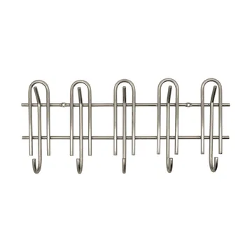 Cleo kapstok - Zilverkleurige afwerking, 50x5,5x22 cm - House Doctor