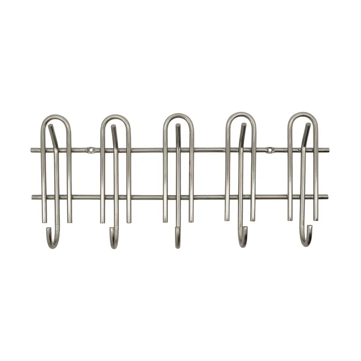 Cleo kapstok - Zilverkleurige afwerking, 50x5,5x22 cm - House Doctor