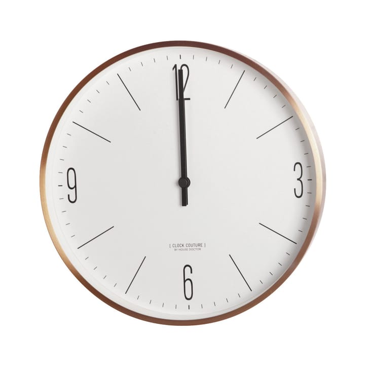 Clock Couture wandklok, goud-wit House Doctor