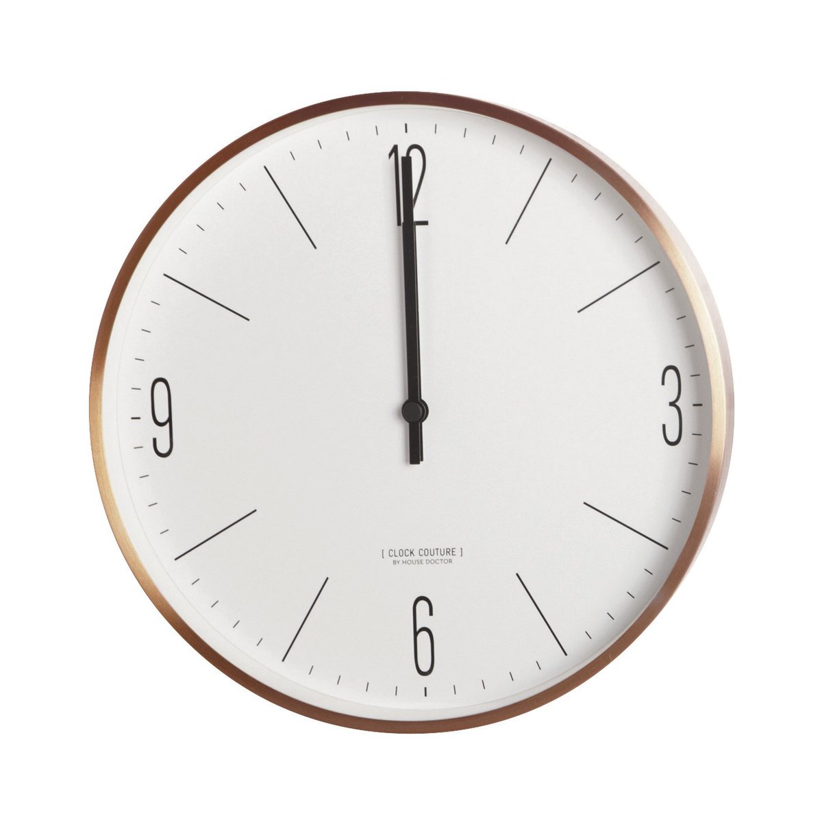 House Doctor Clock Couture wandklok goud-wit