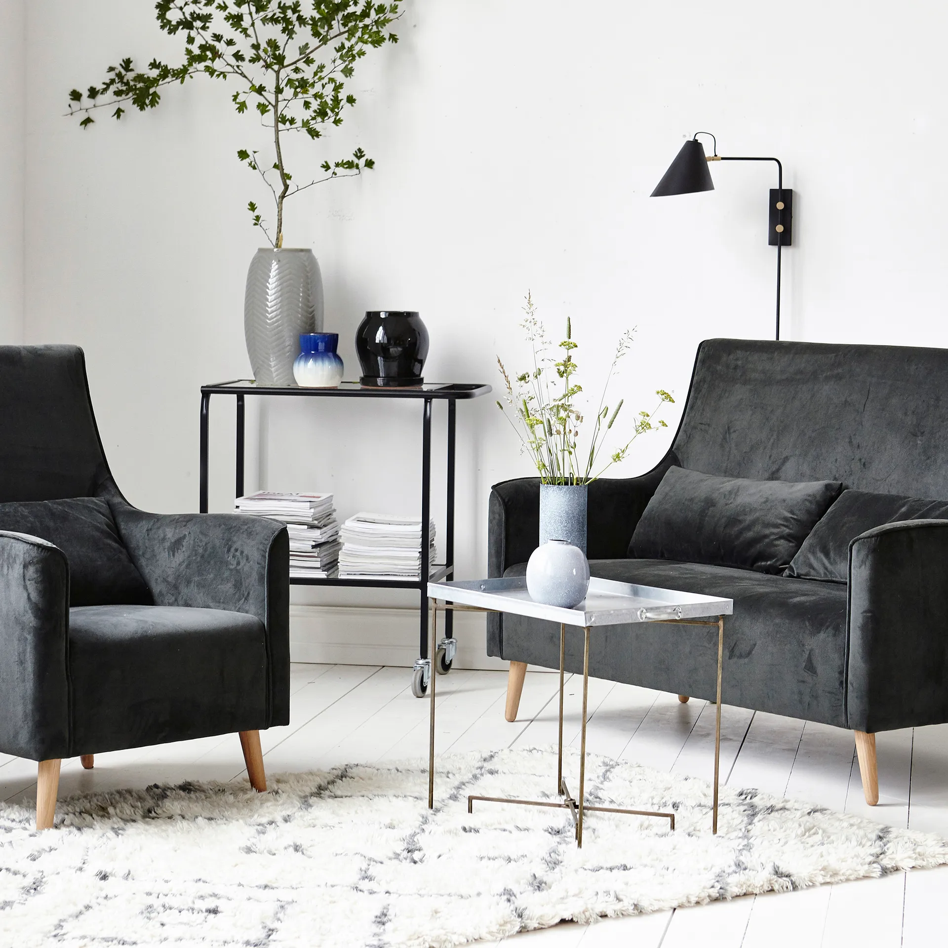 Club wandlamp, enkele arm House Doctor