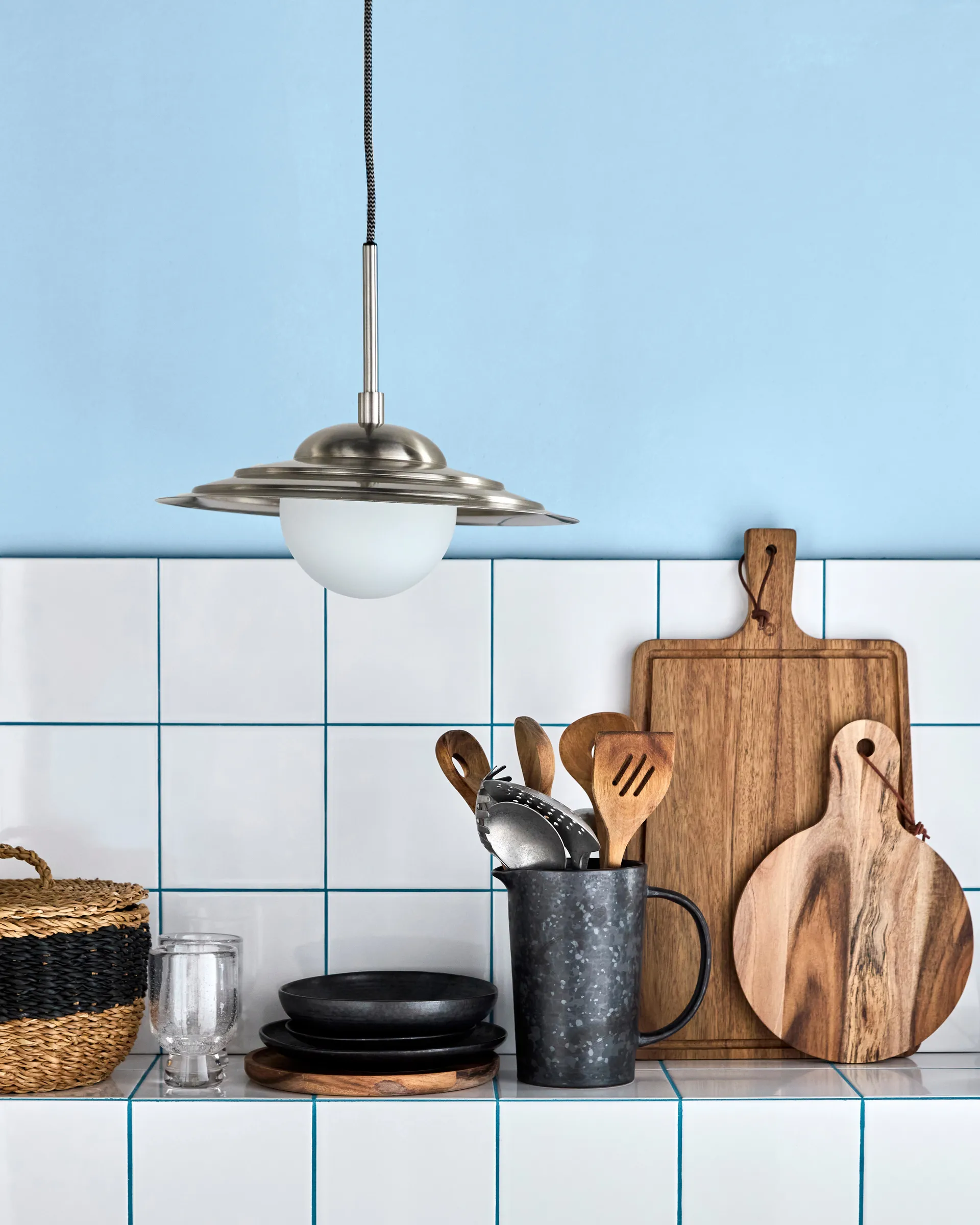 Coin pendel, Geborsteld silver House Doctor