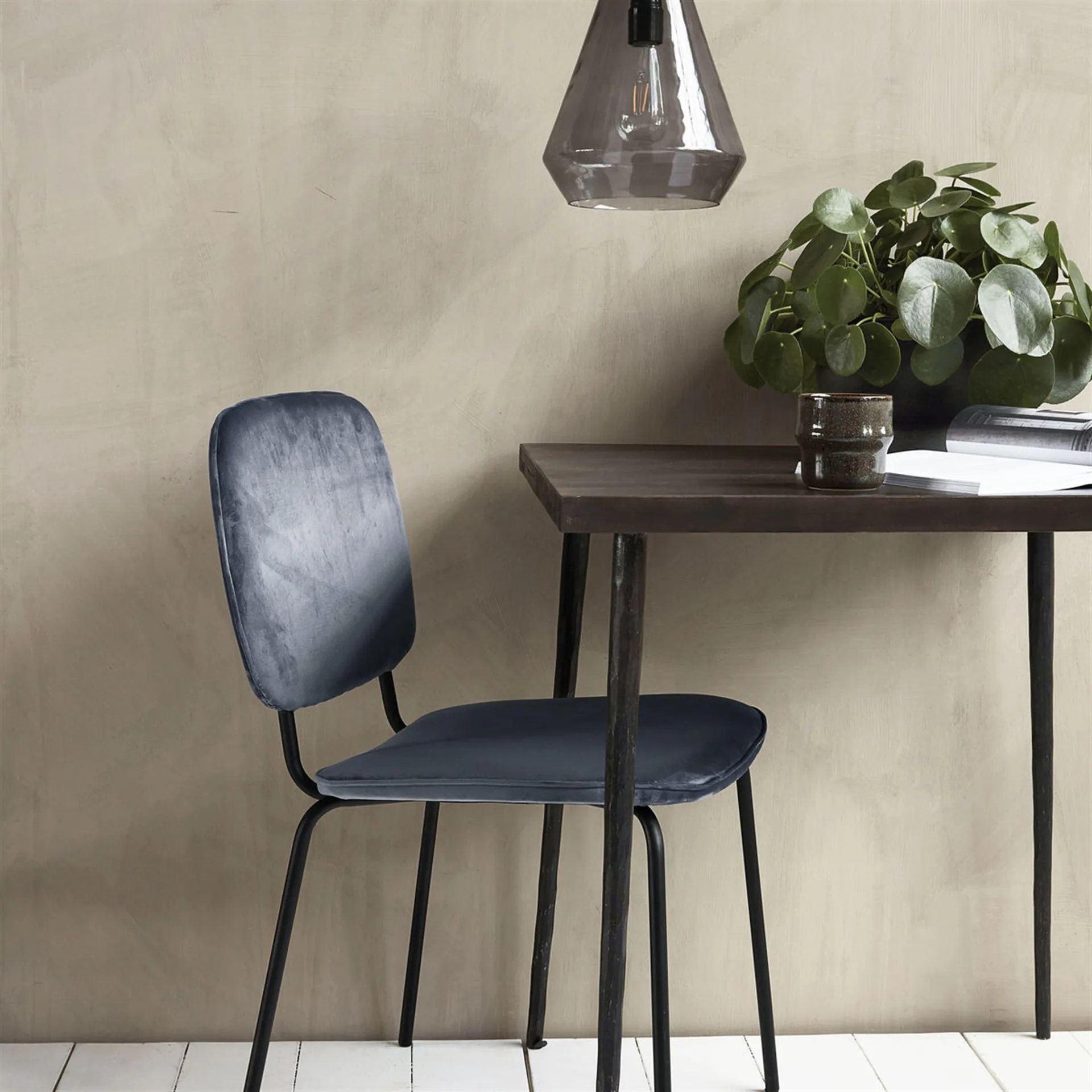 Comma stoel 2-pack grijs House Doctor