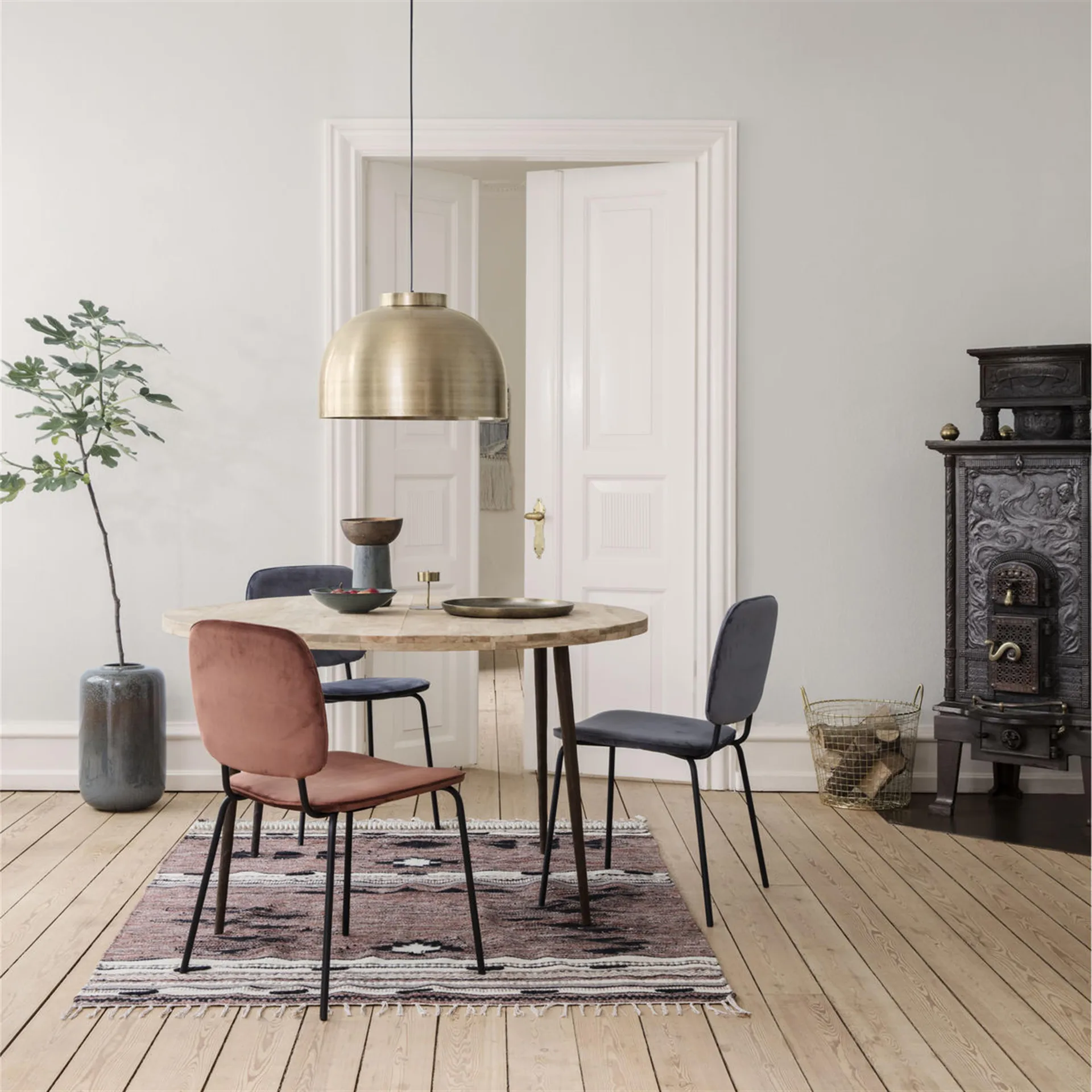 Comma stoel 2-pack grijs House Doctor