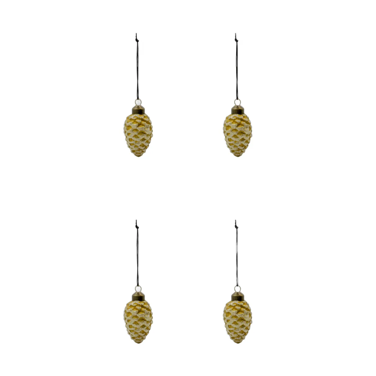 Cone kersthanger 4-pack, Goud House Doctor