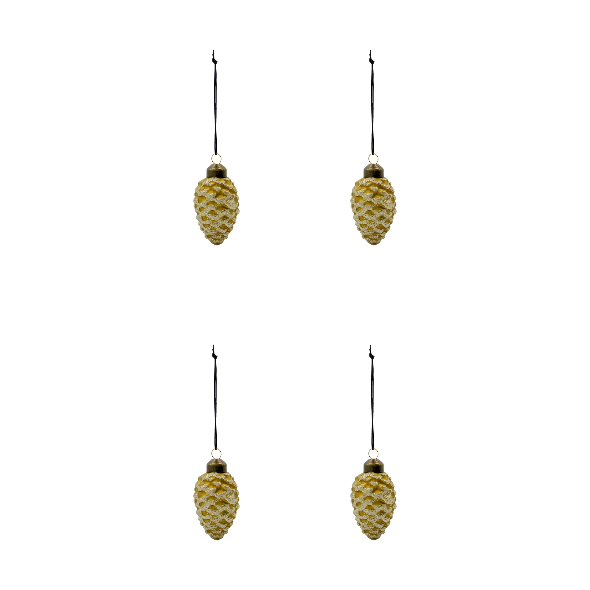Cone kersthanger 4-pack, Groen House Doctor