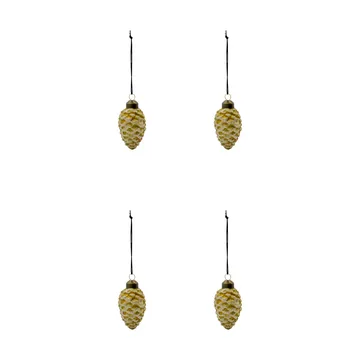Cone kersthanger 4-pack - Groen - House Doctor