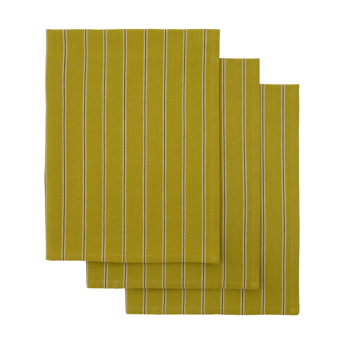 Cook keukendoek 55x75 cm 3-pack, Mosterdgeel House Doctor
