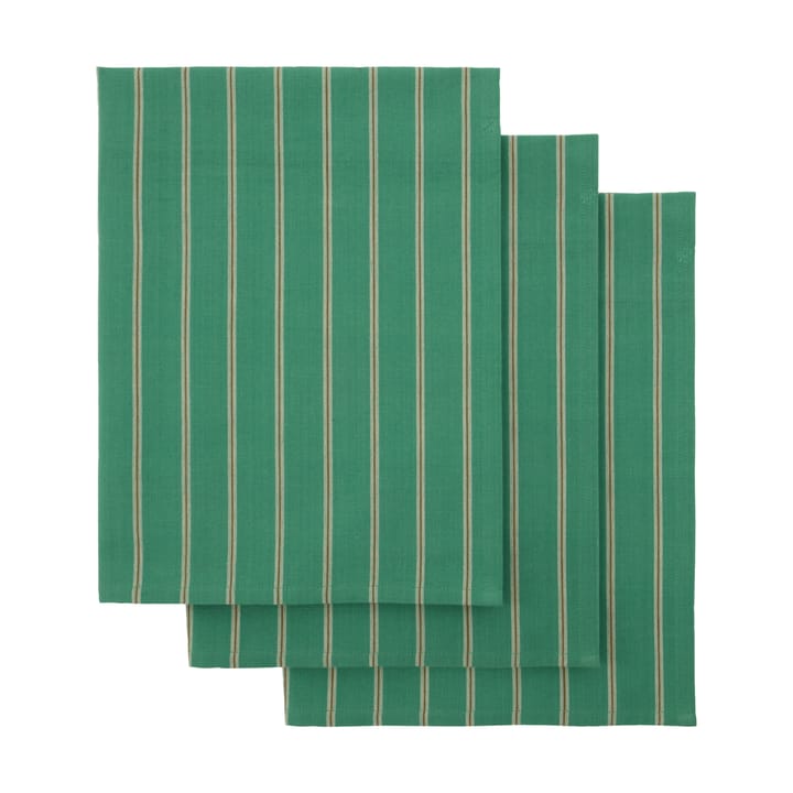 Cook theedoek 55x75 cm 3-pack - Groen - House Doctor