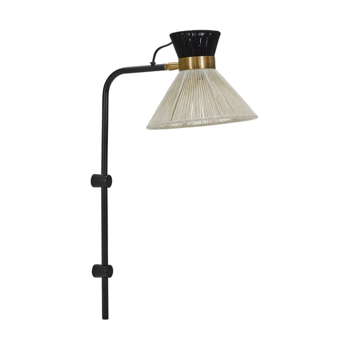 Cord wandlamp - Zwart - House Doctor