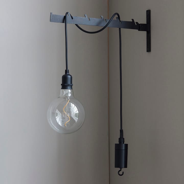 Coso plafondlamp op batterijen, Zwart House Doctor