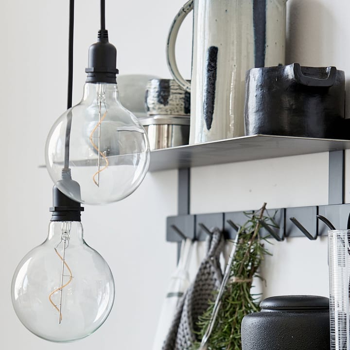 Coso plafondlamp op batterijen, Zwart House Doctor