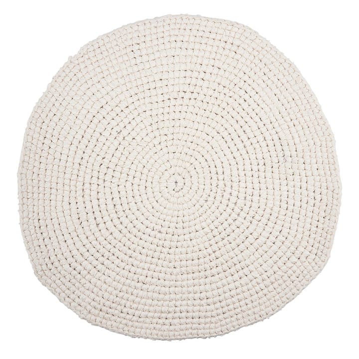 Crochet vloerkleed Ø80 cm, Wit House Doctor