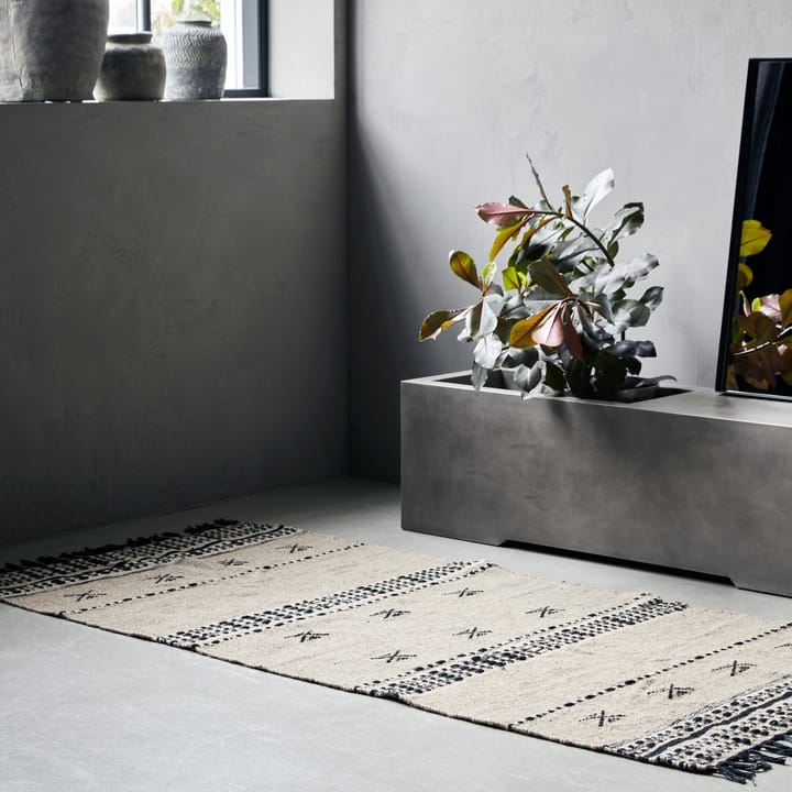 Cros vloerkleed 90x200 cm - Zand - House Doctor