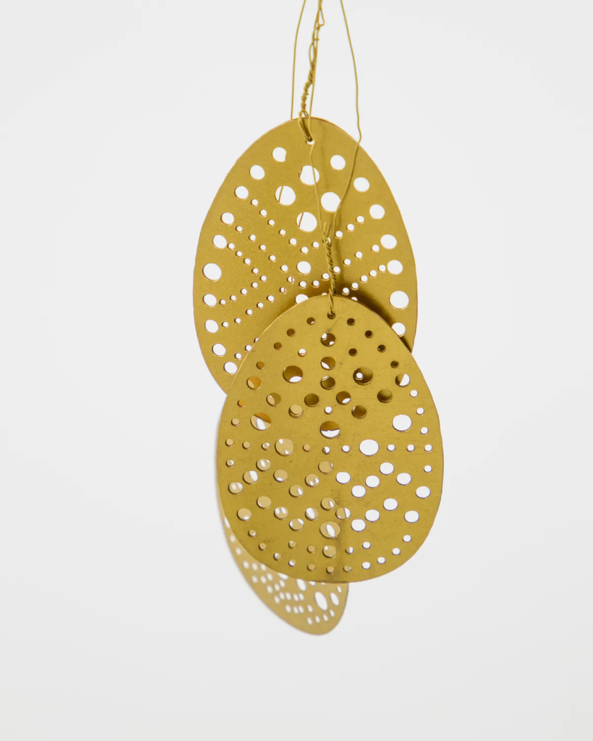 Cut paasornament 3-delig, Antiek messing House Doctor