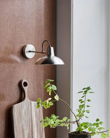 Desk wandlamp 30 cm - Geborsteld zilverkleurig - House Doctor