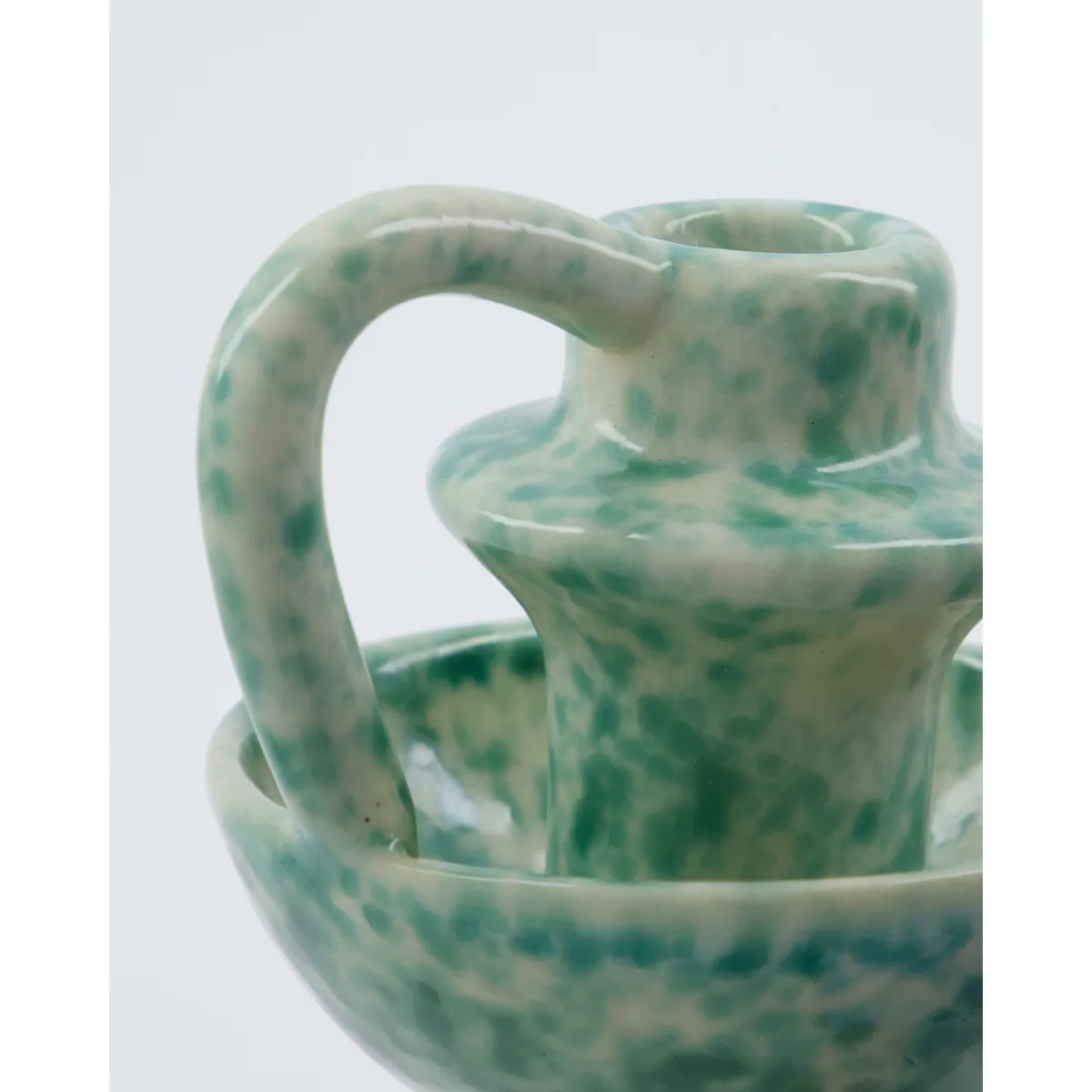 Diva kandelaar 14 cm, Groen House Doctor