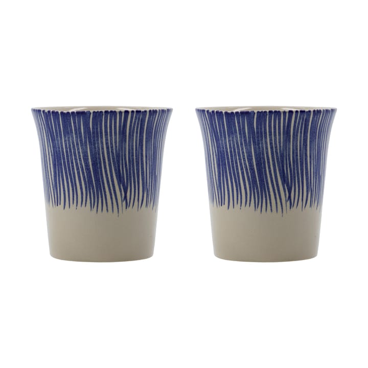 Diva mok 25 cl 2-pack - Blauw - House Doctor