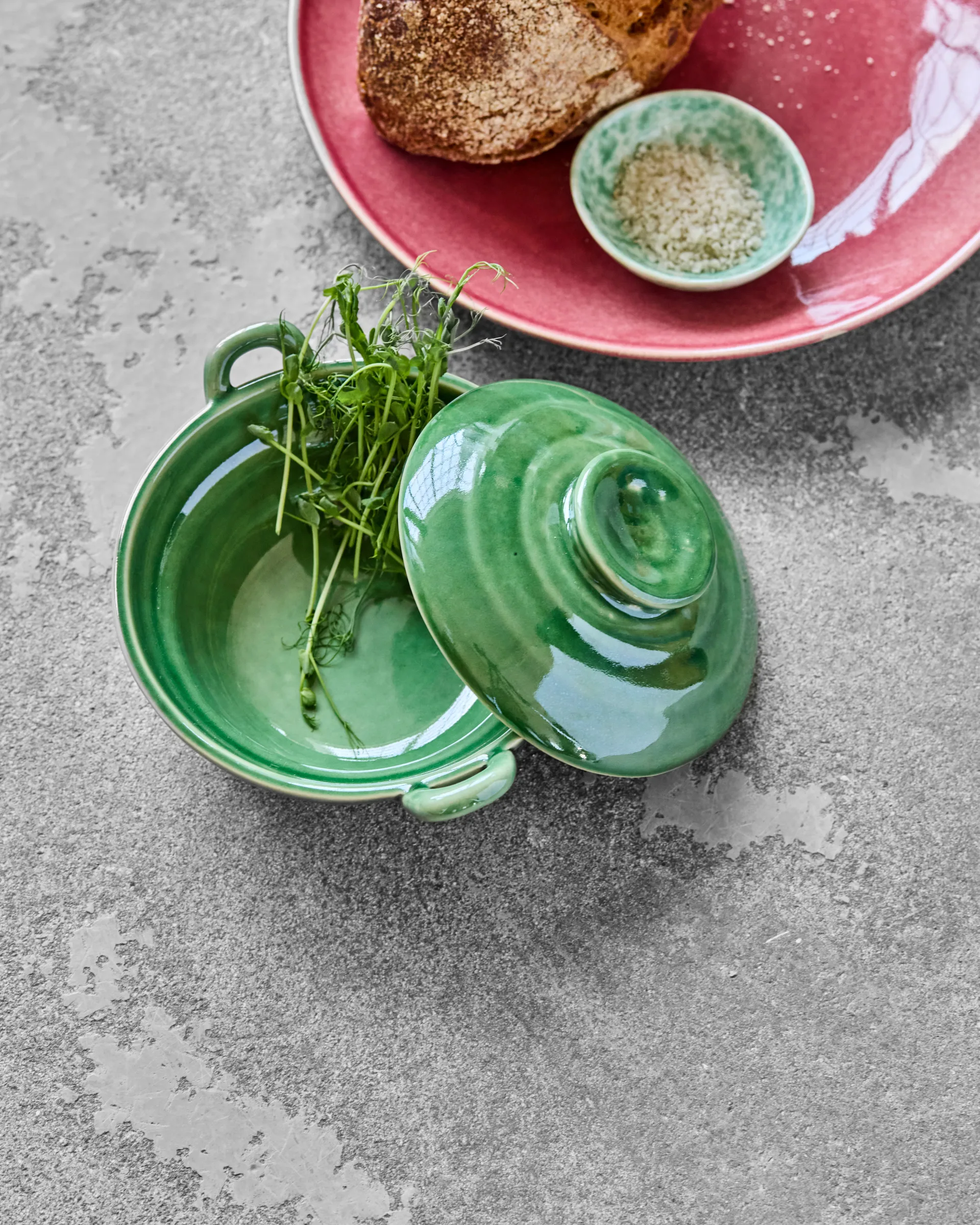 Diva pot met deksel, Groen House Doctor