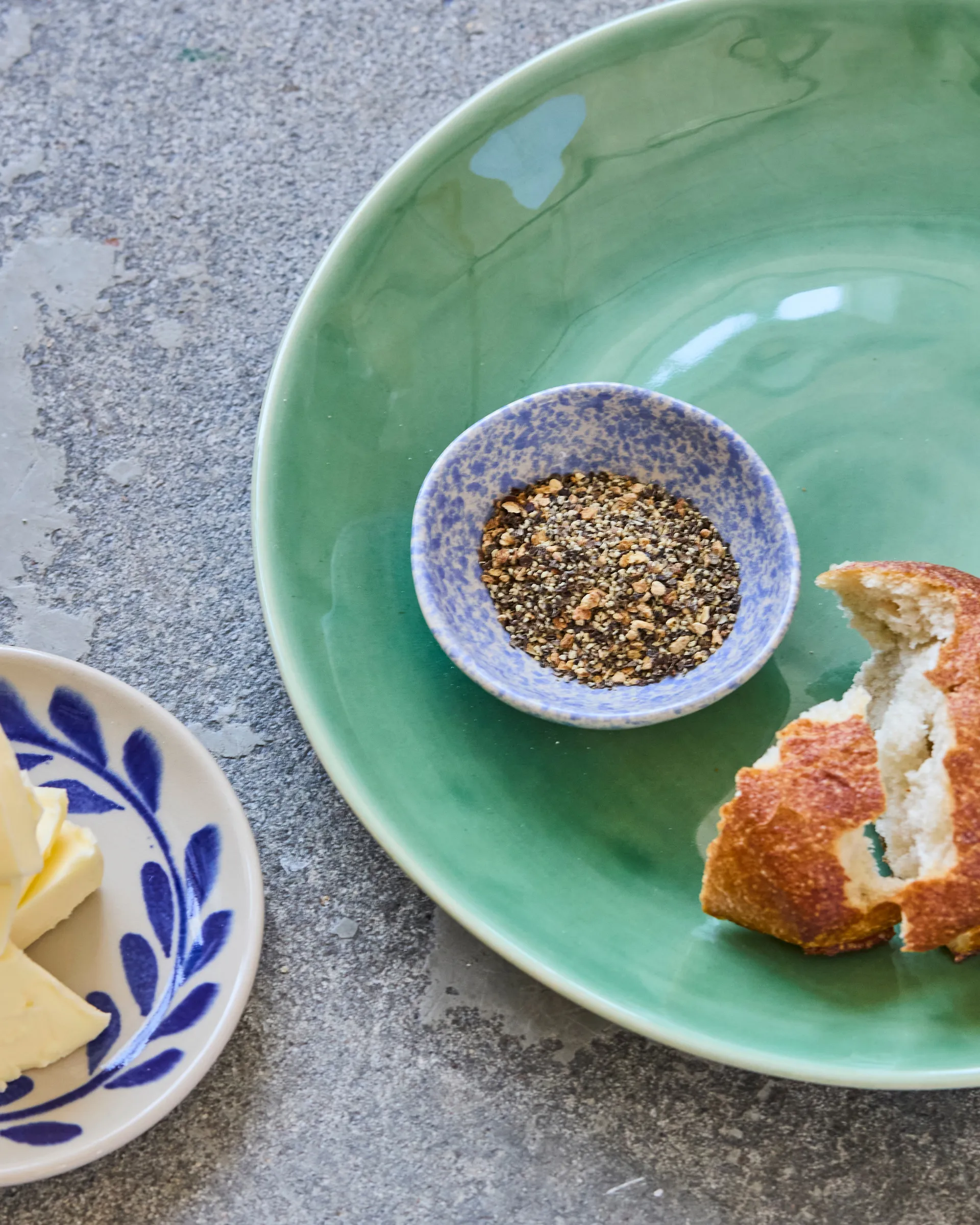 Diva schaal 4 cl 3-pack, Blauw House Doctor