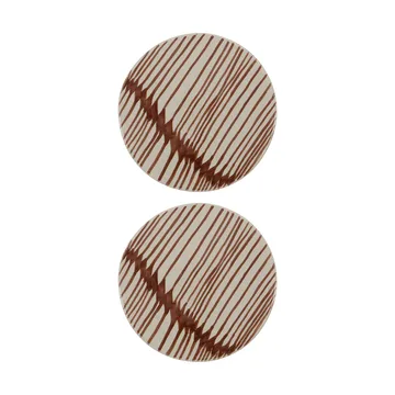 Diva serveerplank Ø15 cm - Bruin - House Doctor