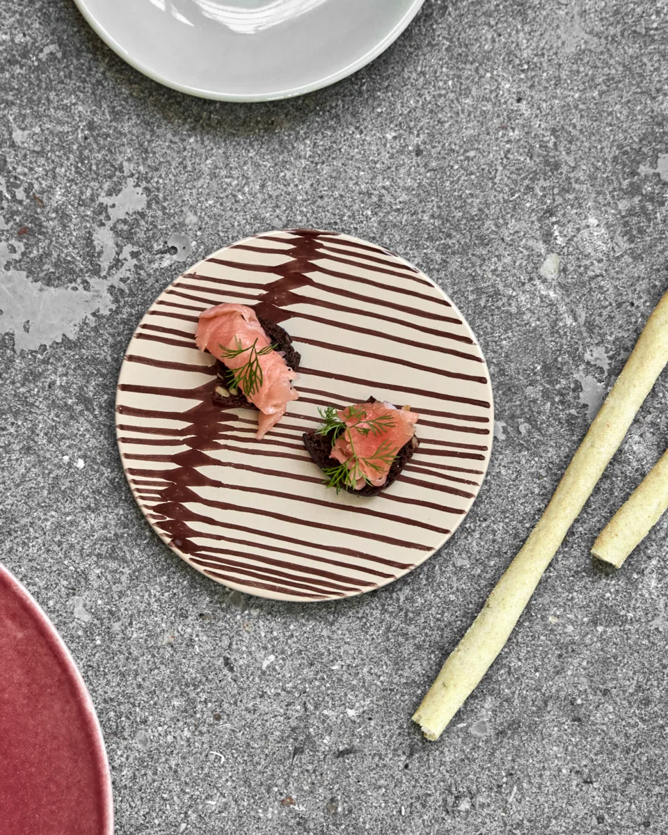 Diva serveerplank Ø15 cm, Bruin House Doctor