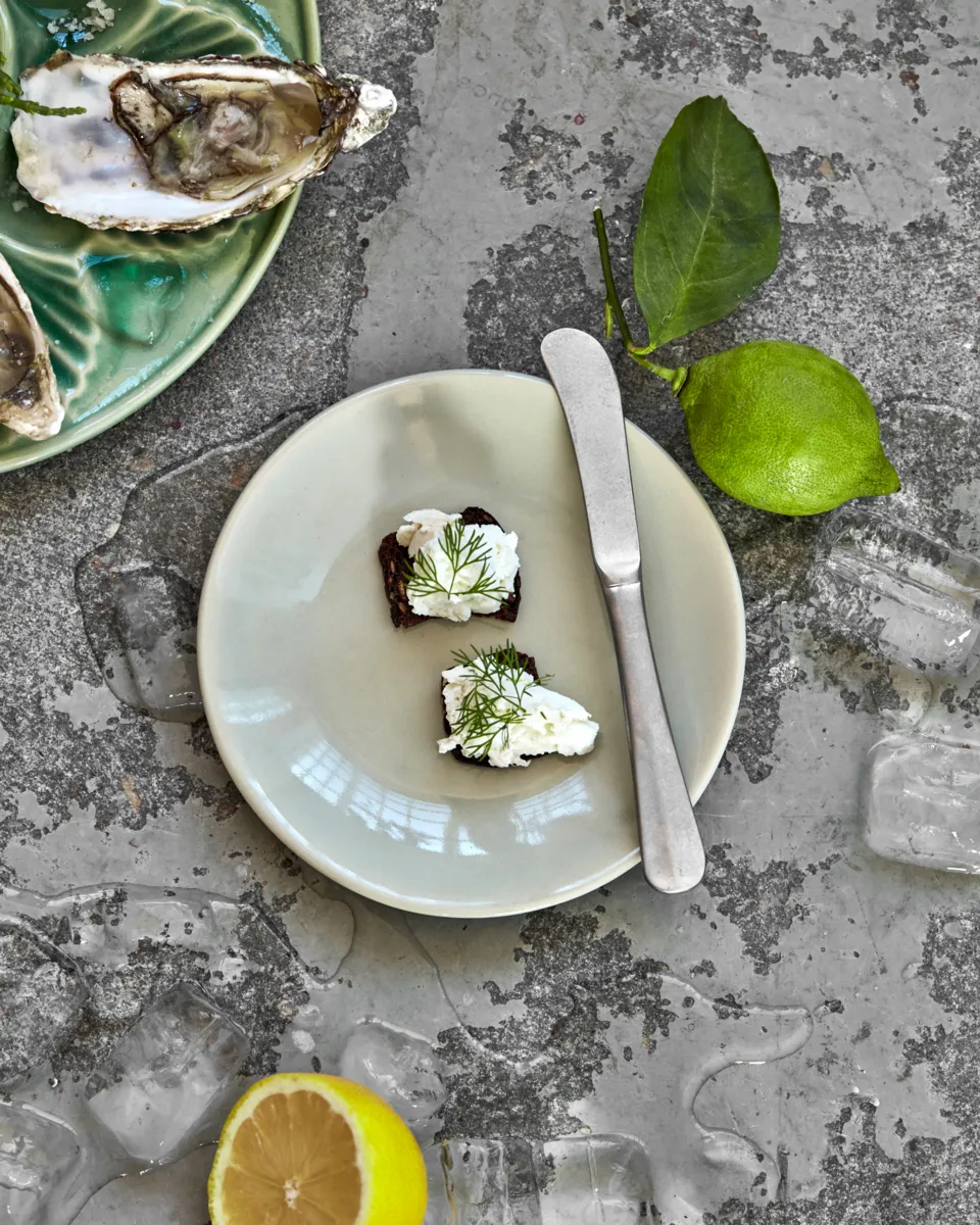 Diva taartplateau Ø16 cm, Lichtblauw House Doctor