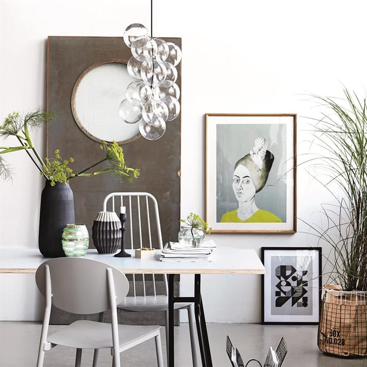 DIY hanglamp, 12 glazen ballen House Doctor