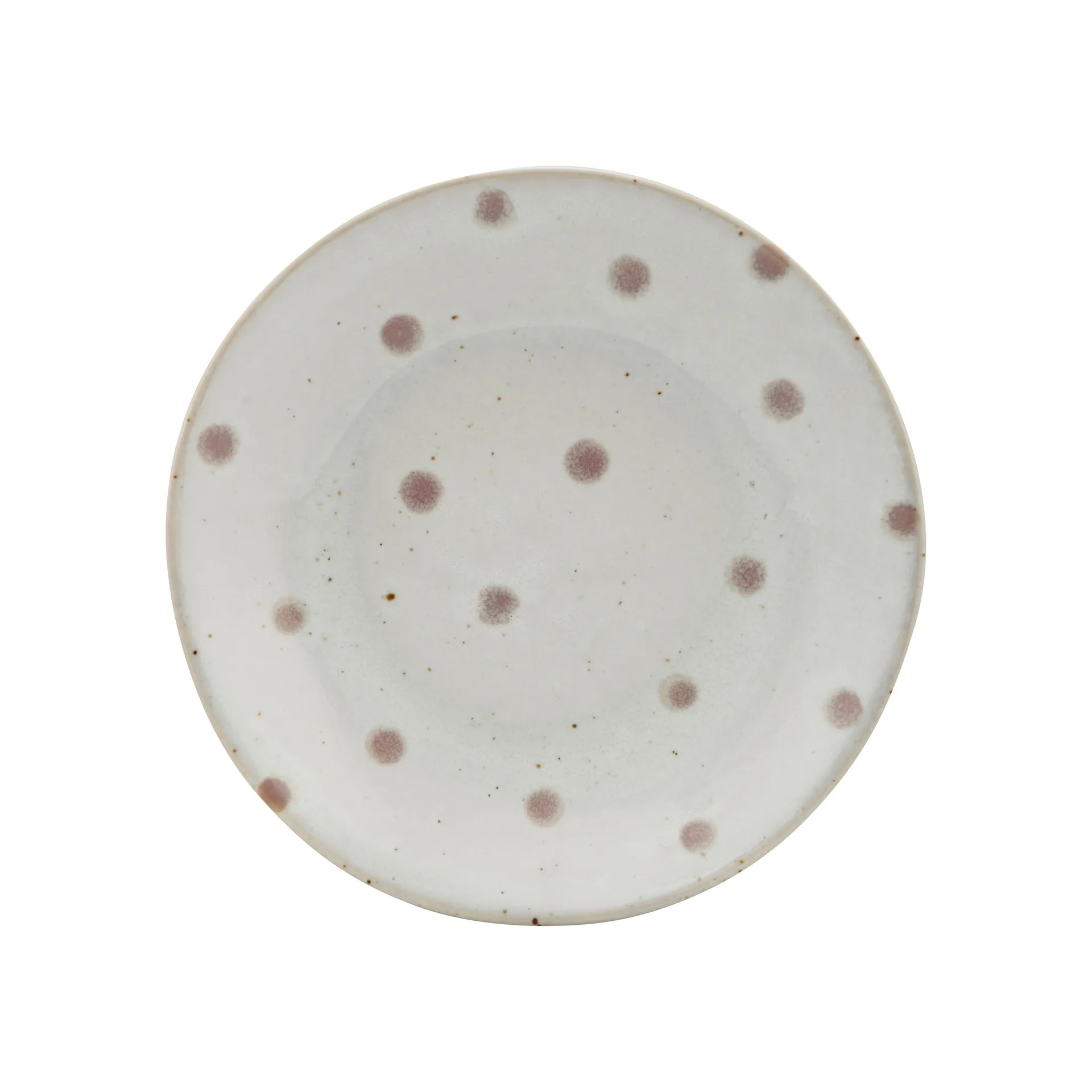Dots bord Ø15,7 cm, Wit-groen House Doctor