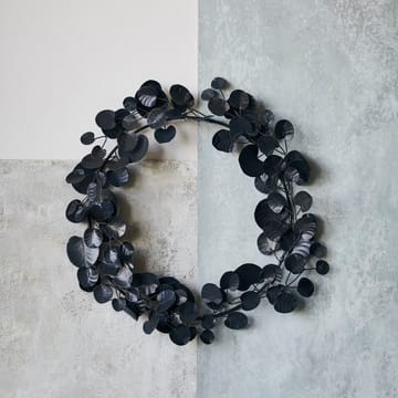 Eucalyptus kerstkrans - Zwart - House Doctor