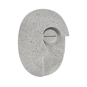 Face muurdecoratie 14 cm - Grijs - House Doctor