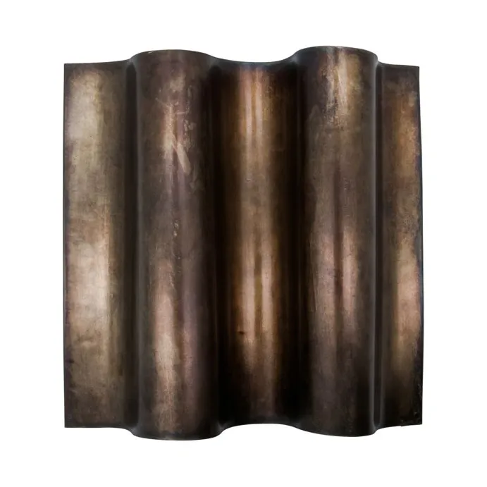 Faha wandkunst 30x30 cm, Antiek bruin House Doctor