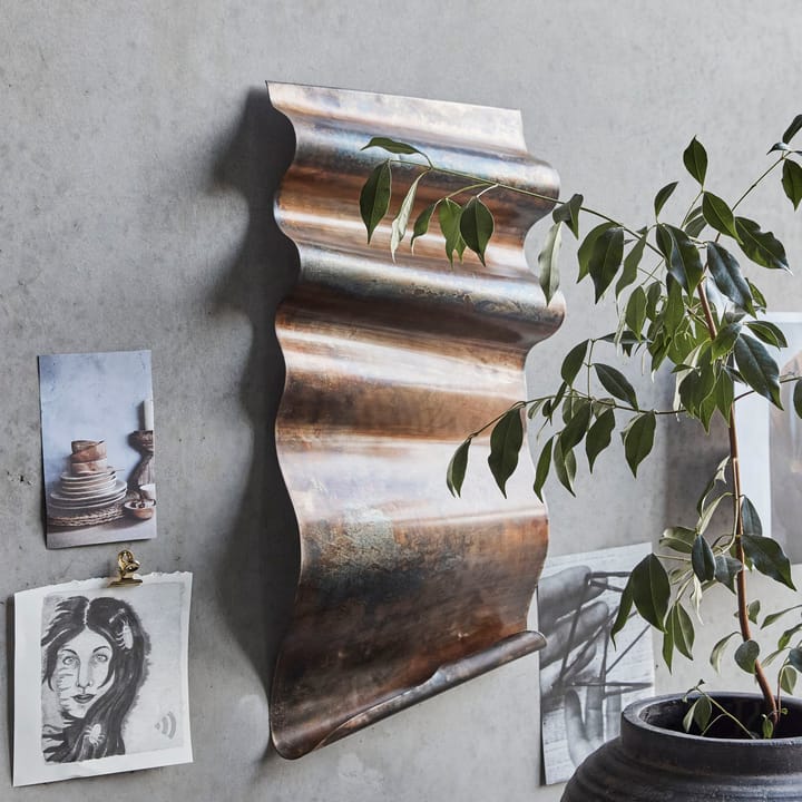 Faha wandkunst 30x60 cm, Antiek bruin House Doctor