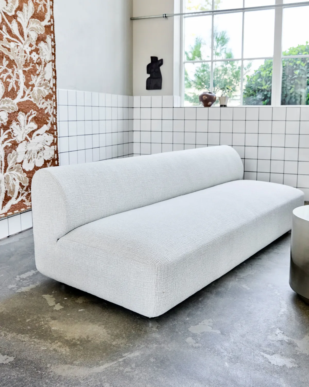 Feel bank, Offwhite, 225x95x75 cm House Doctor