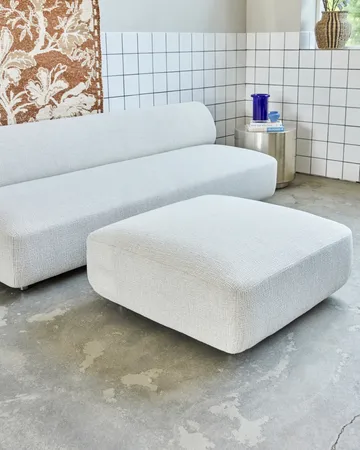 Feel zitpoef - Offwhite, 95x95x42 cm - House Doctor