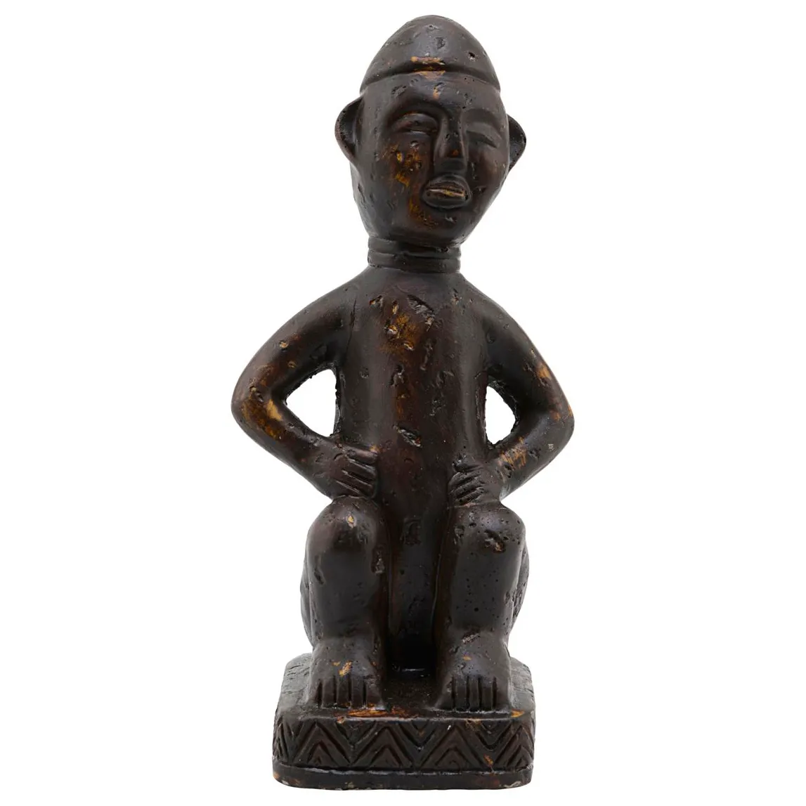 Figure sculptuur 19 cm, Zwart House Doctor