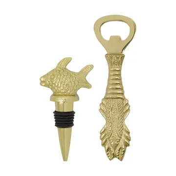 Fish barset 2-delig - Antiek goud - House Doctor