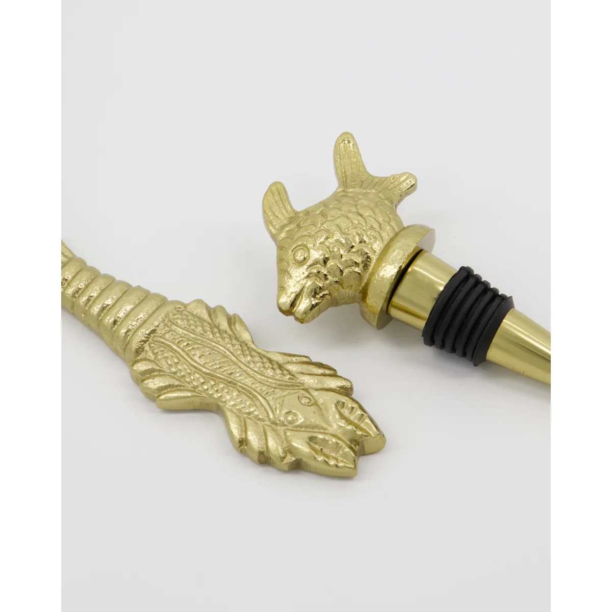 Fish barset 2-delig, Antiek goud House Doctor