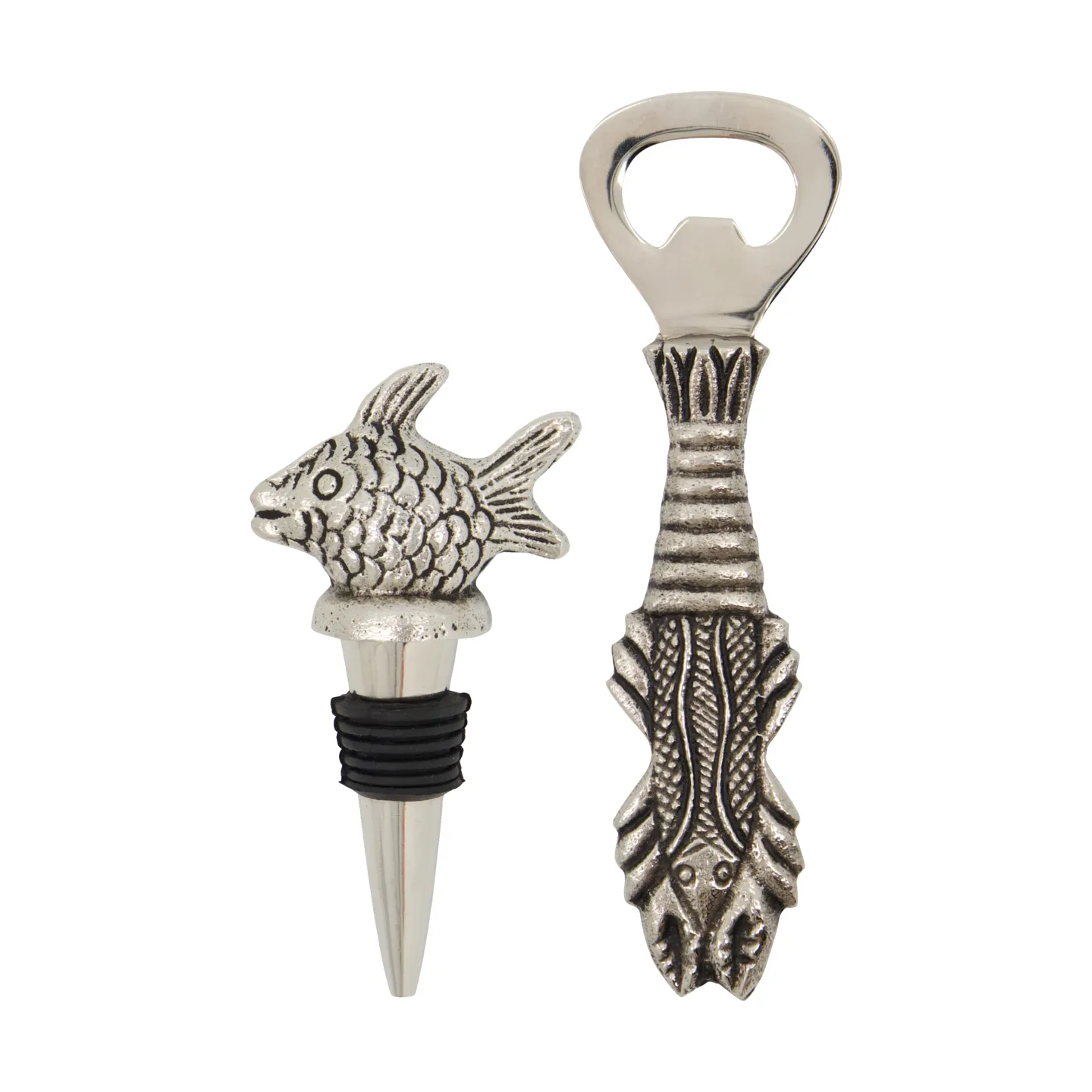 Fish barset 2-delig, Antiek zilver House Doctor