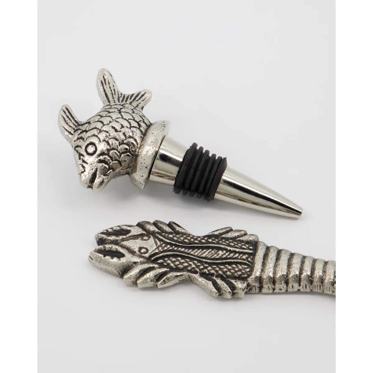 Fish barset 2-delig, Antiek zilver House Doctor