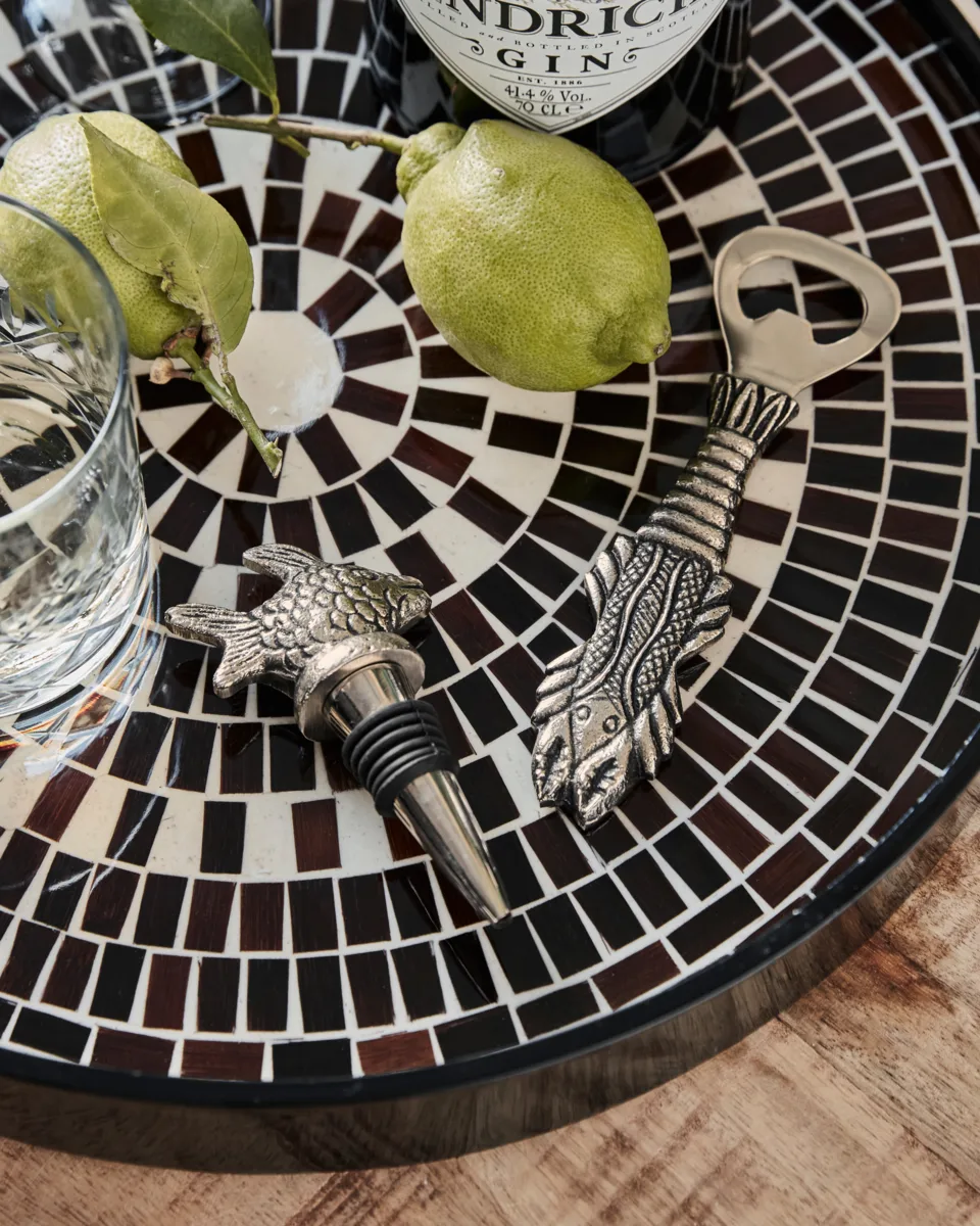 Fish barset 2-delig, Antiek zilver House Doctor