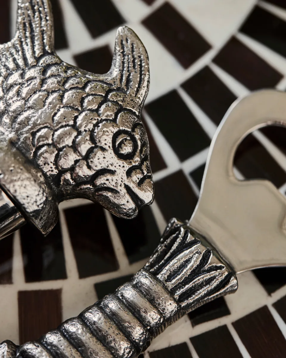 Fish barset 2-delig, Antiek zilver House Doctor