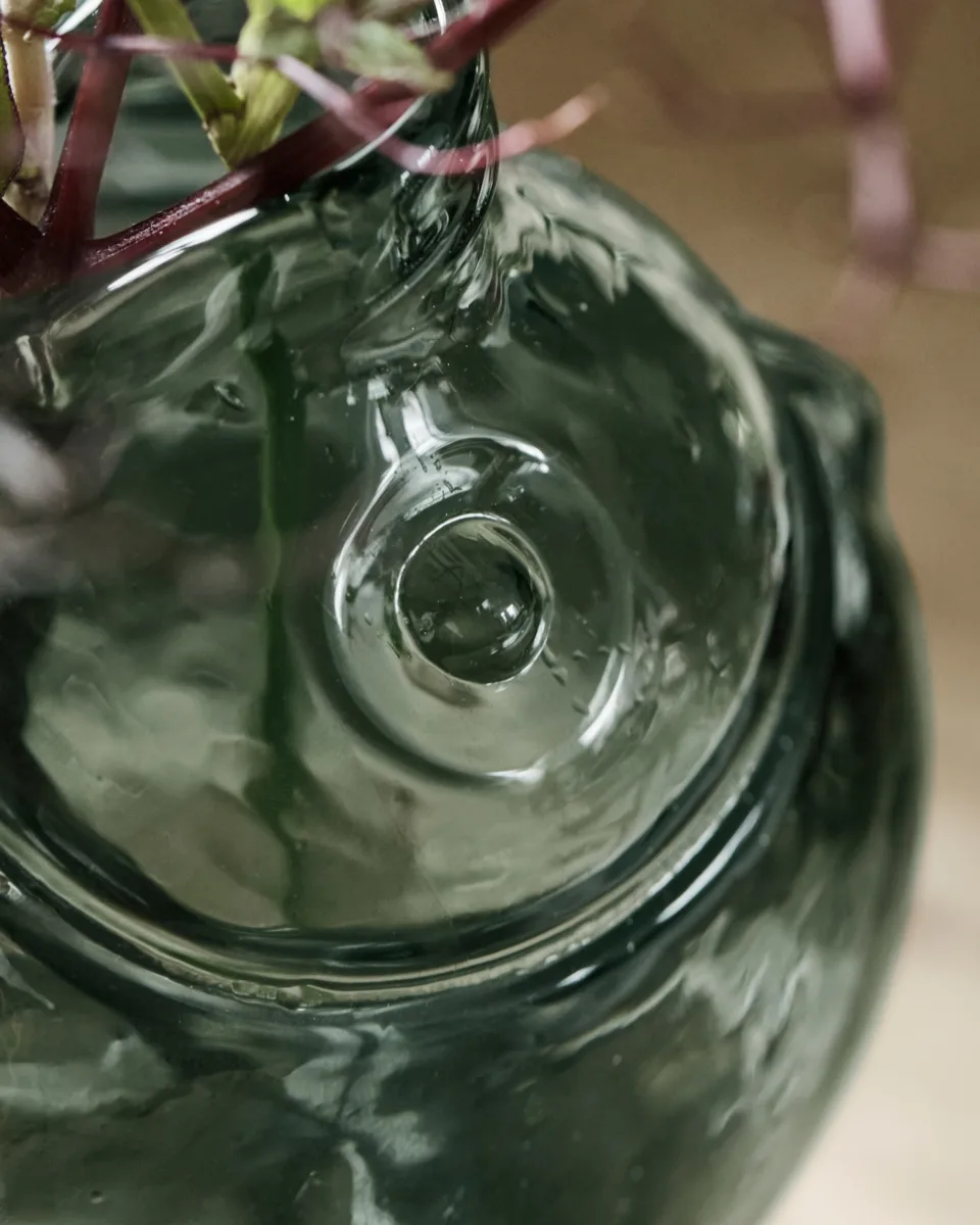 Fish vaas 17,5 cm, Rookgrijs House Doctor