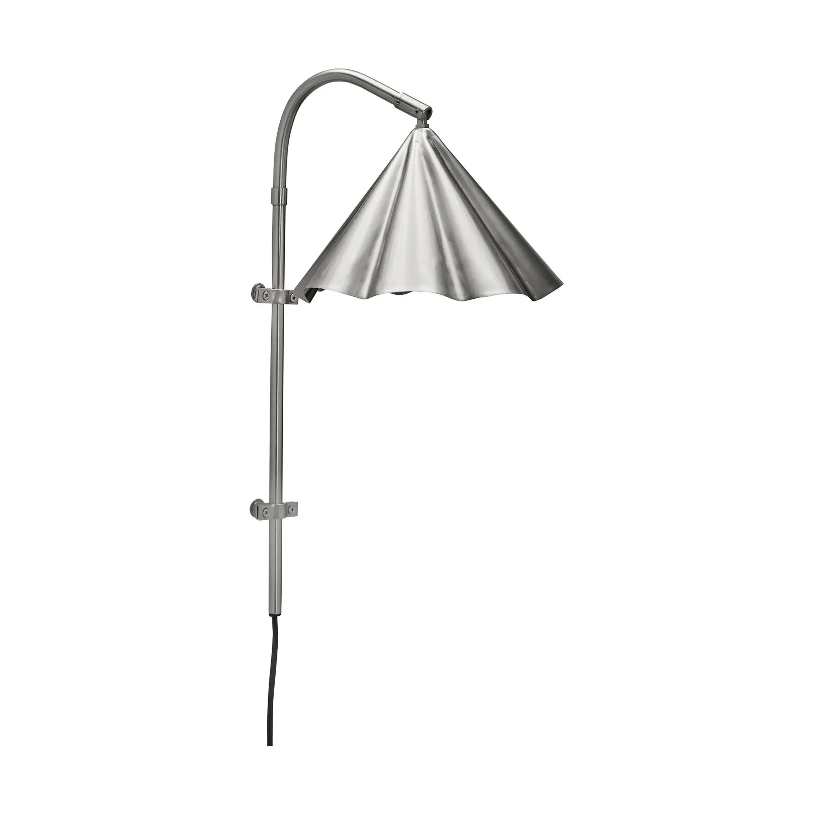 Flola wandlamp 51 cm, Geborsteld zilverkleurig House Doctor