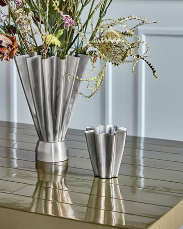 Flood vaas 13 cm - Geborsteld silver - House Doctor
